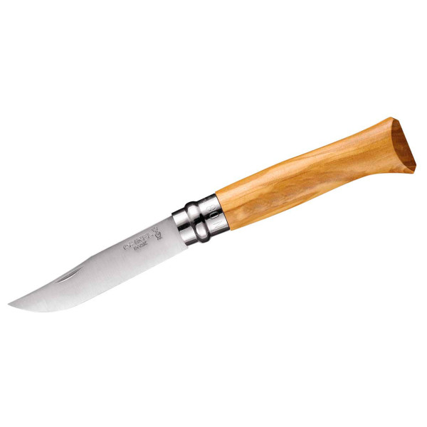 Opinel - No 08 Geschenkset Olive mit Etui - Messer