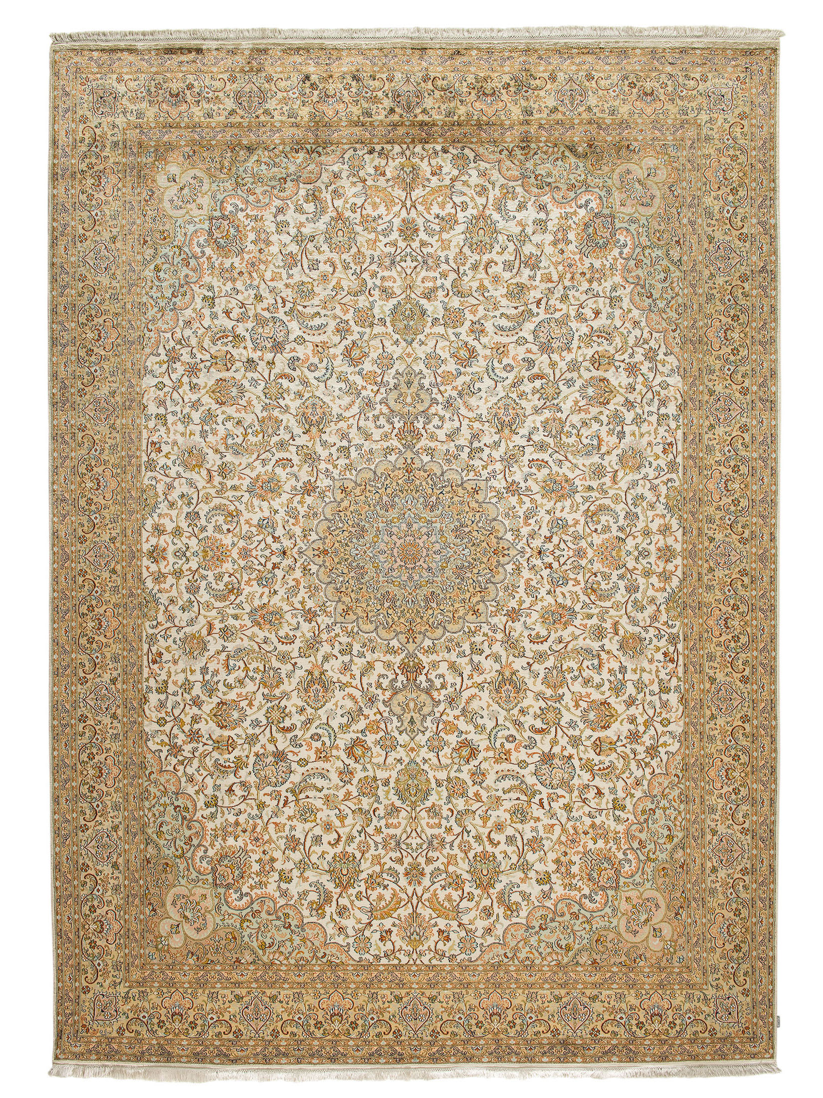 Kaschmir Seide 18/18 ca. 245 x 345 cm, Unikat / Einzelstück