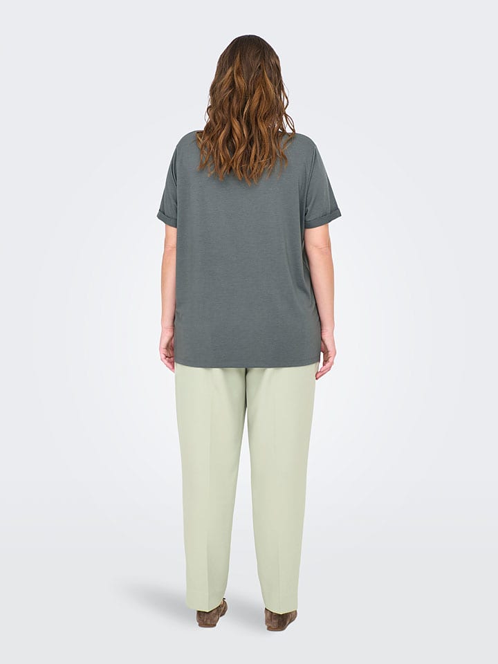 ONLY Carmakoma Shirt in Grau günstig kaufen