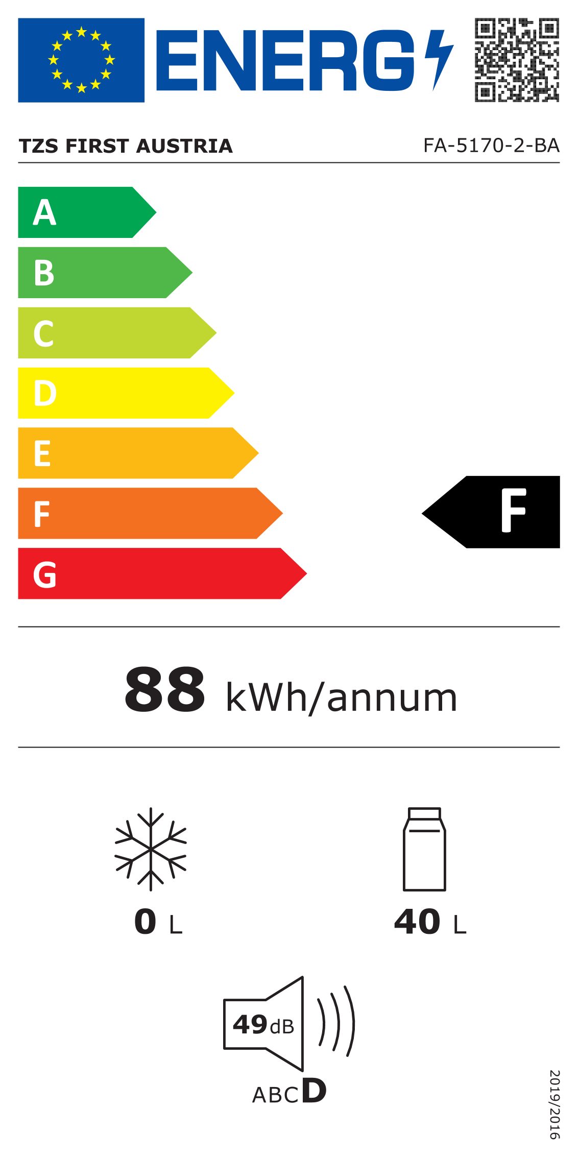 TZS FIRST AUSTRIA Elektrische Kühlbox elektrische Kühlbox, 45L, 12V /230V Anschluss, 12-V-Stecker fürs Auto, für Camping, Festivals, Reisen, mit Kühl- und Warmhaltefunktion