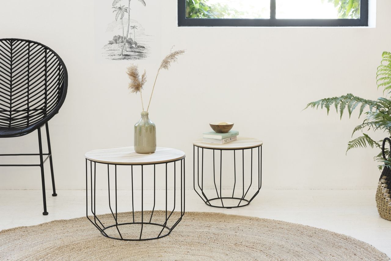 Lifa Living Beistelltisch Ulrik - 2er Set