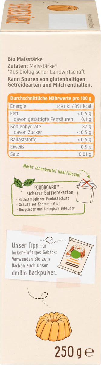 Speisestärke, reine Maisstärke, 250 g