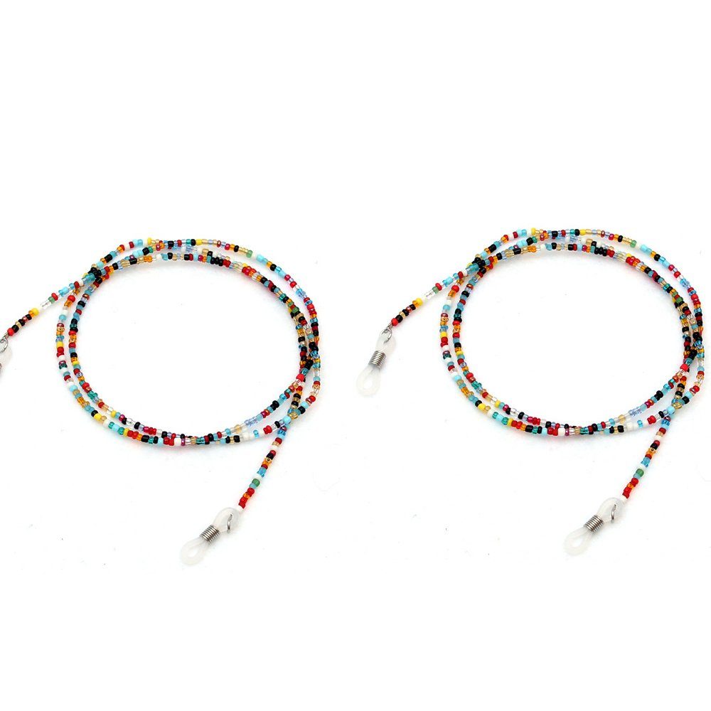 Sarfly Brillenkette 2 Stück Brillen Kette, 70cm