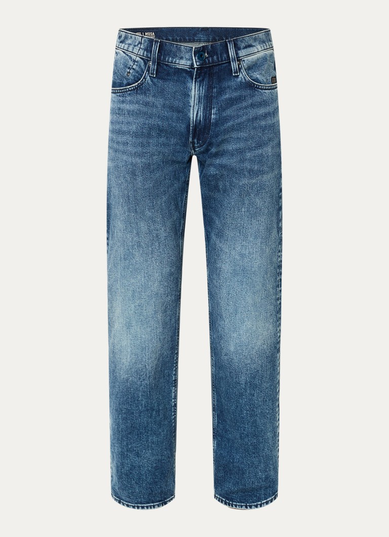 Jean G-Star RAW Mosa coupe droite, délavage foncé