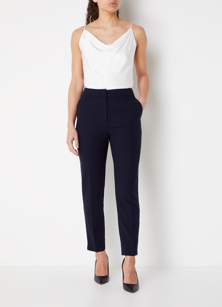 Pantaloni slim fit cu talie înaltă și buzunare aplicate, de la LKBennett Wiley.