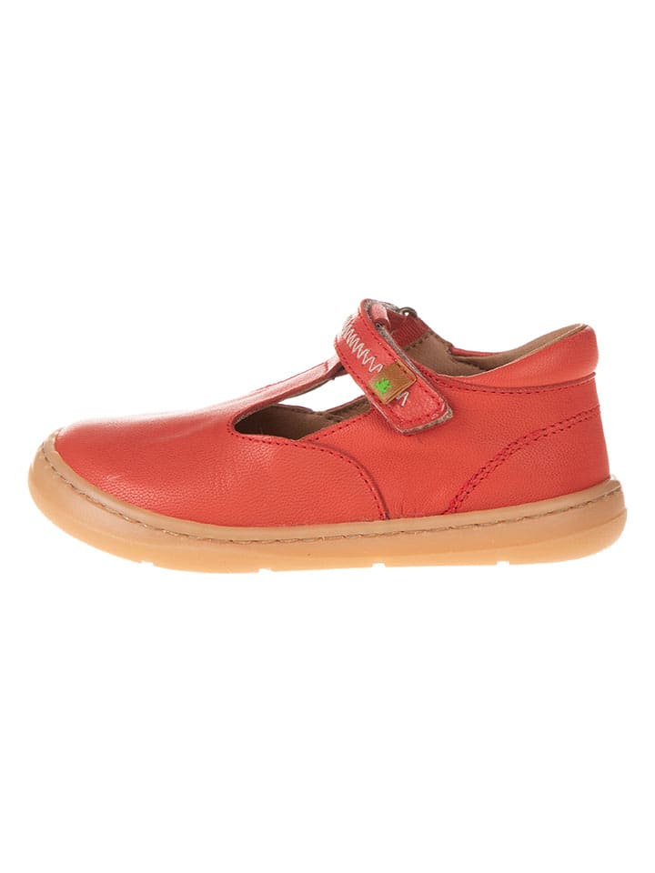 El Naturalista Leder-Ballerinas in Rot günstig kaufen