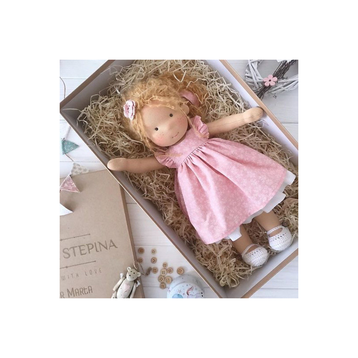 Puppe zum Anziehen für Kinder Handgemachte Mini-DIY-Anziehpuppe