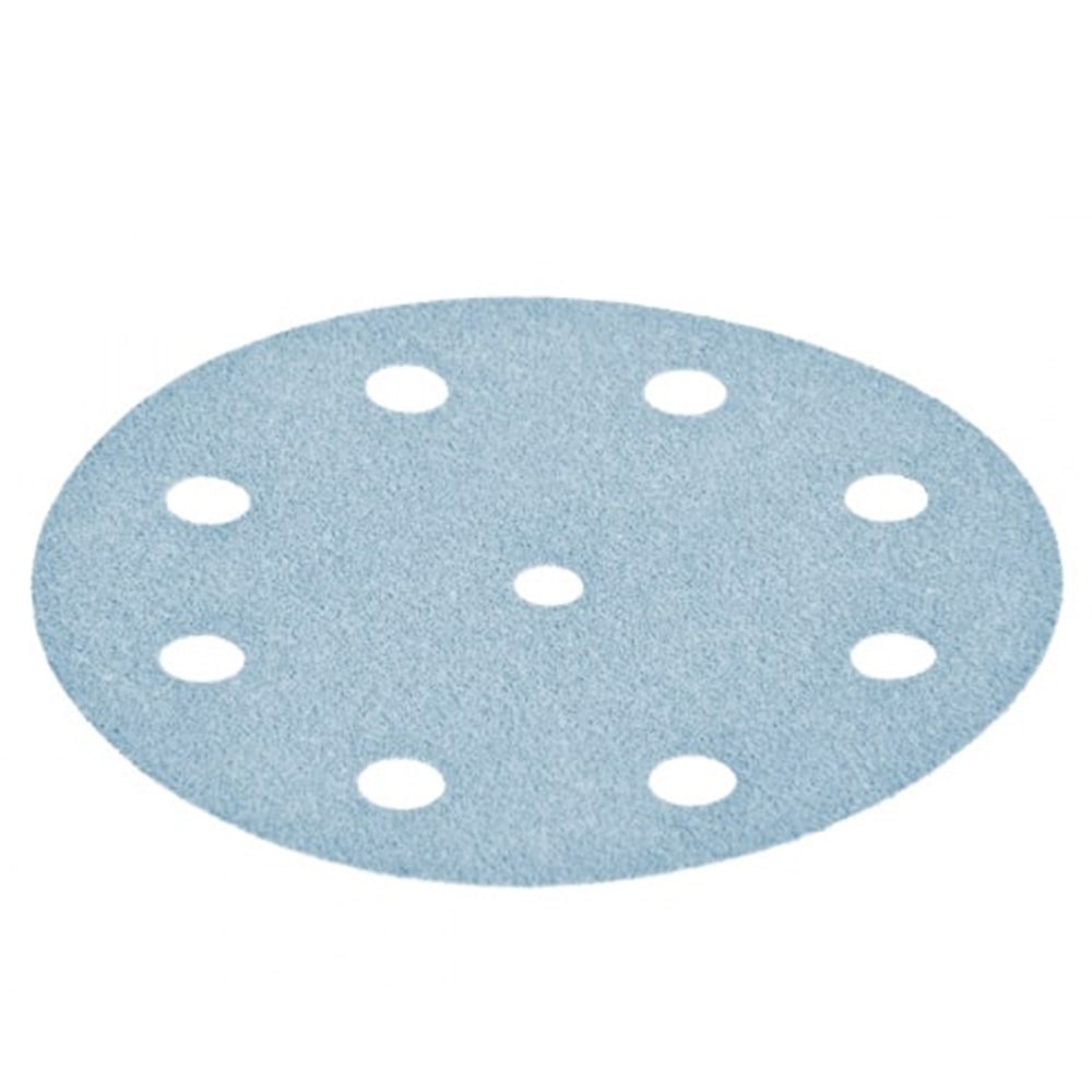 Disco de lixa Festool Granada de 125 mm, grão 180, 9 furos, pacote com 10 unidades. 497149