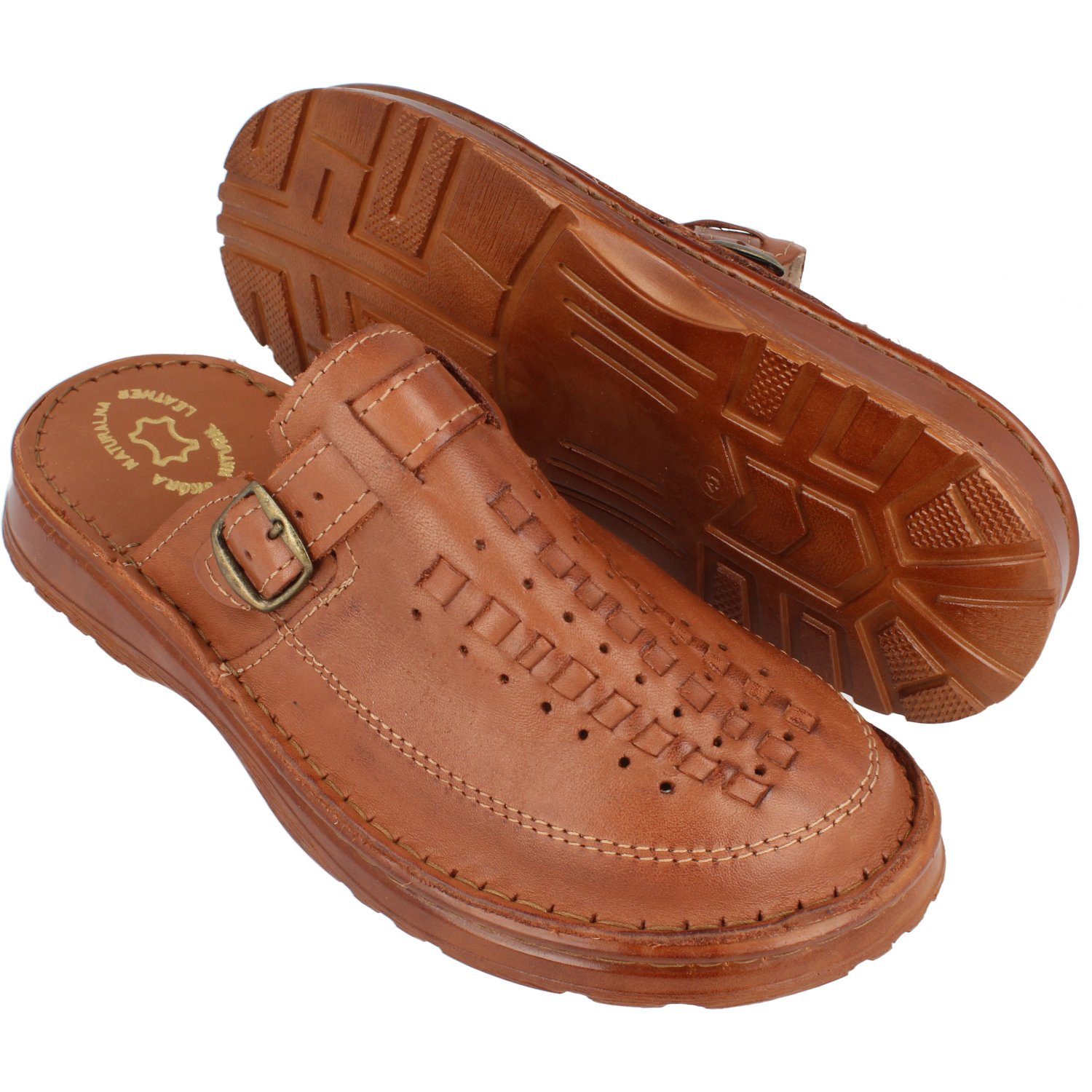 filsko Tolle Leder-Sandalen für Herren Clog