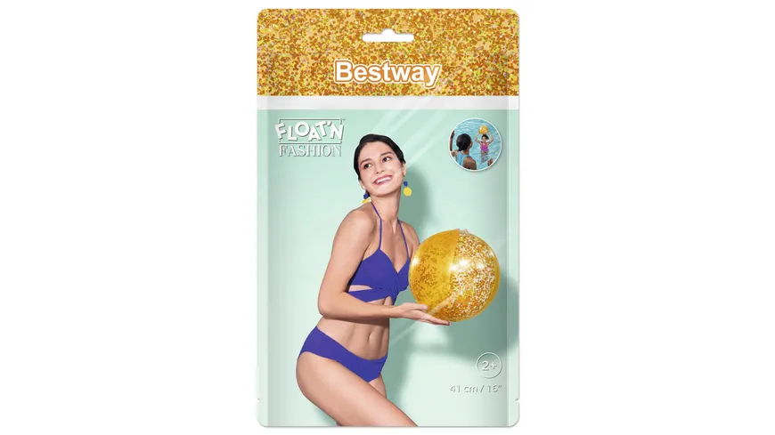 Bestway - Wasserball Glitter Fusion, sortiert, 1 Stück