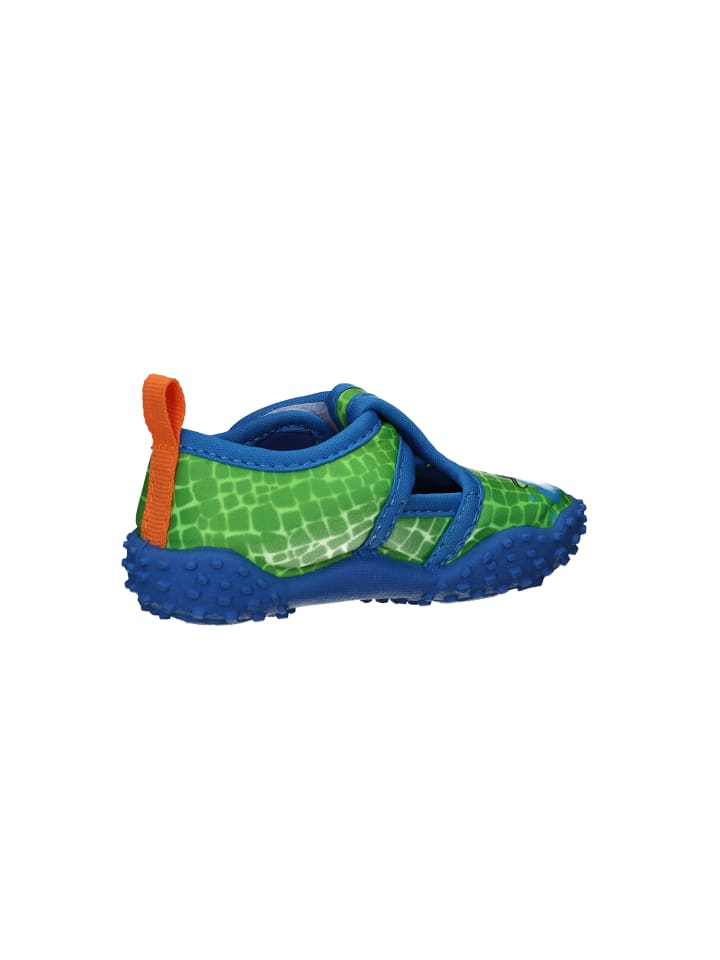 Playshoes Aqua-Schuh Dino in Blau/Grün günstig kaufen