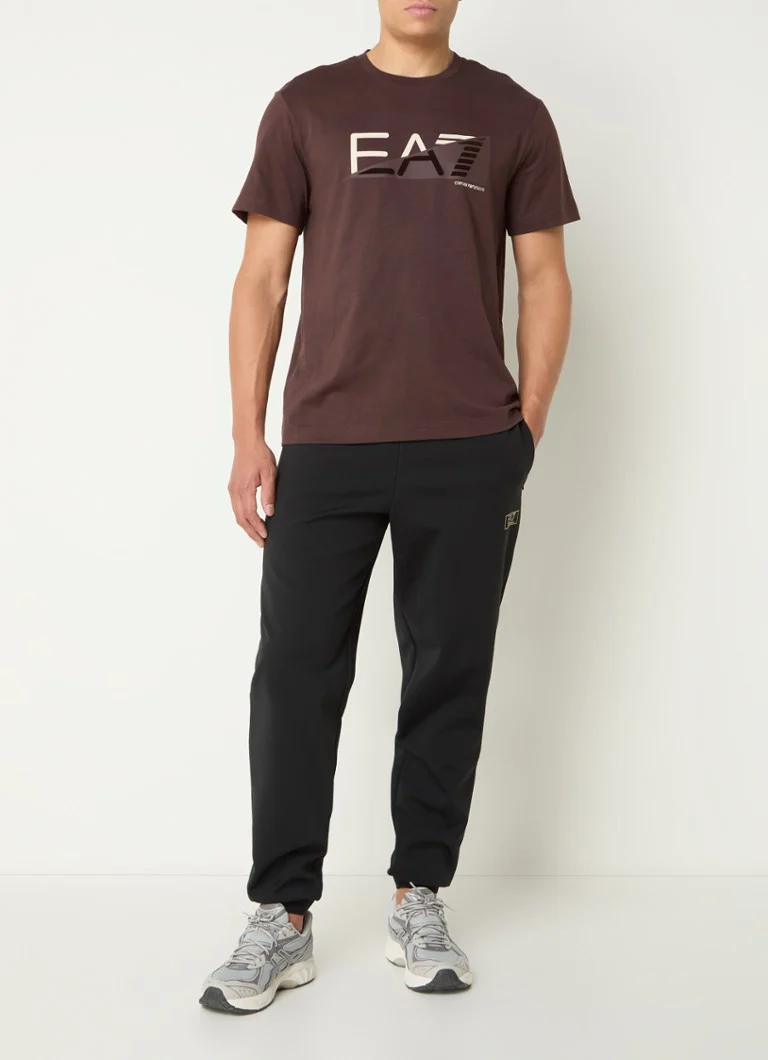 Tricou Emporio Armani cu logo în relief