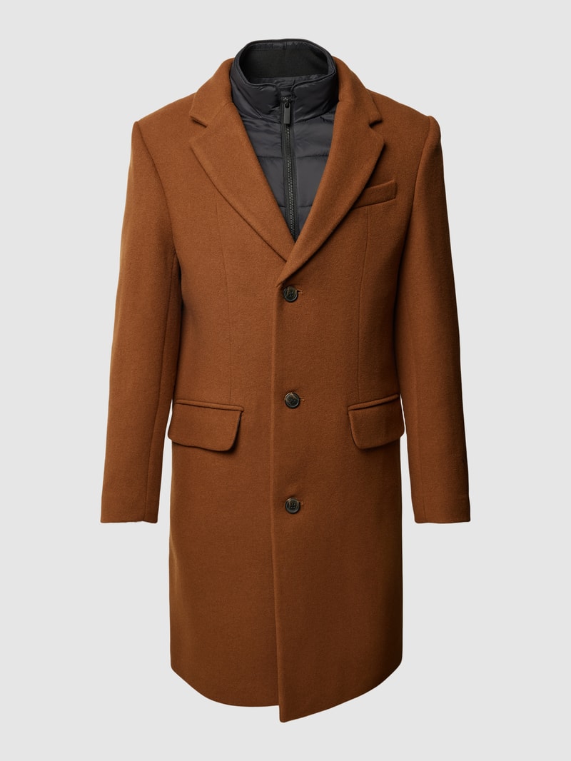 Mantel im Double-Layer-Look Modell 'JOSEPH' in camel