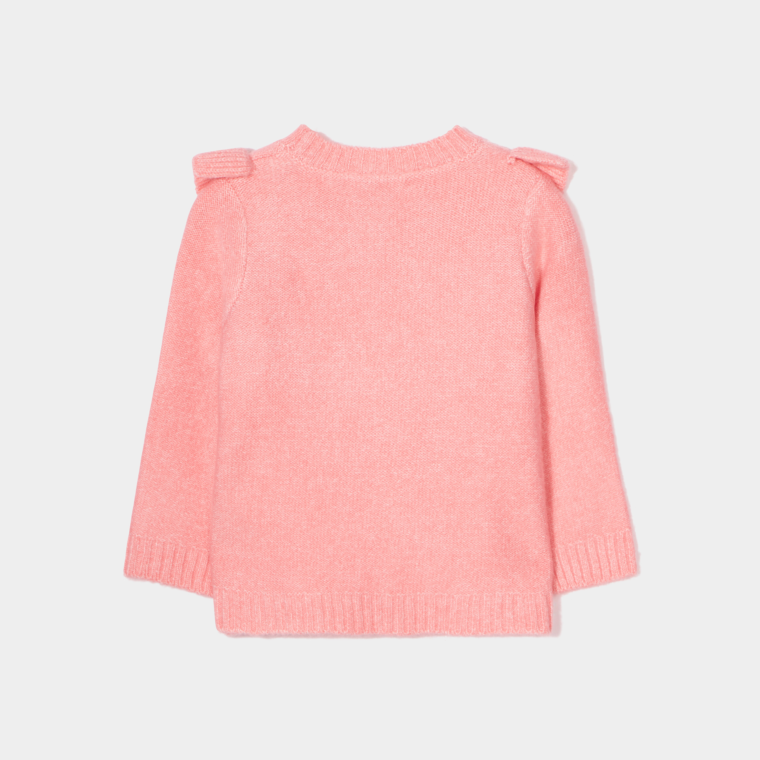 Pull à volants et torsades Creeks rose bébé fille | La Halle