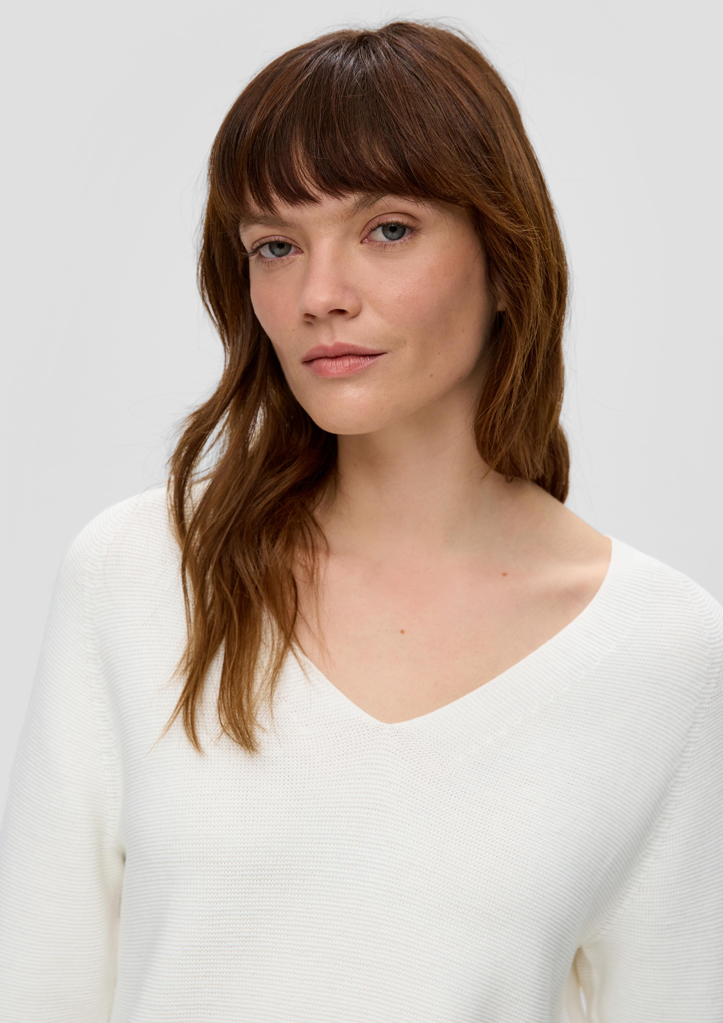 Pullover mit V-Ausschnitt  2145636-0210