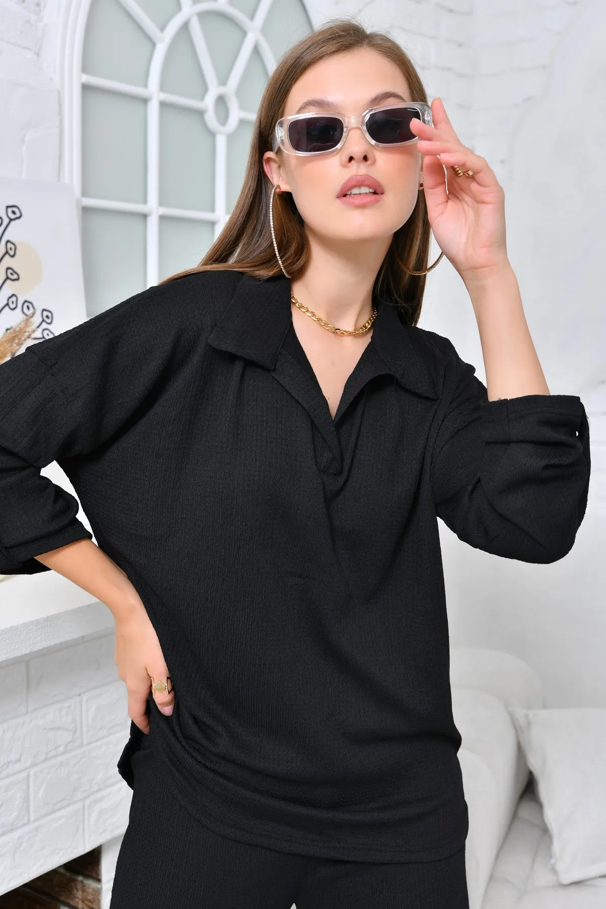 VOLT CLOTHİNG  Zweiteiler - Schwarz - Regular Fit