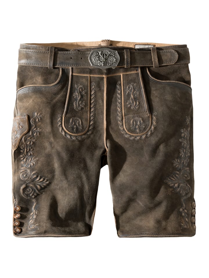 Stockerpoint Lederhose Oliver in braun günstig kaufen