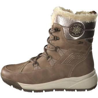 Relife Schnürstiefelette in beige