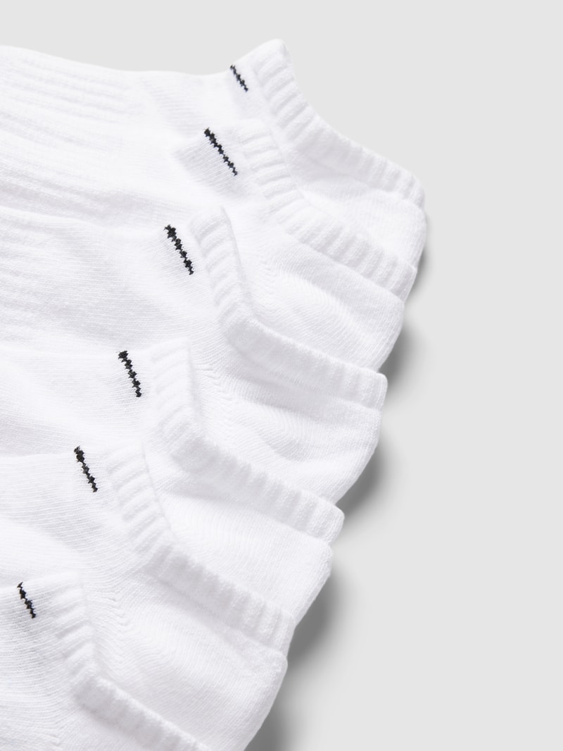 Sneakersocken mit Logo-Detail in weiß