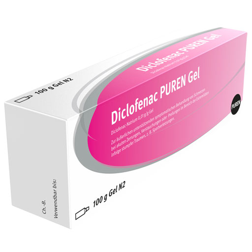 DICLOFENAC PUREN Gel  100 g  Gel