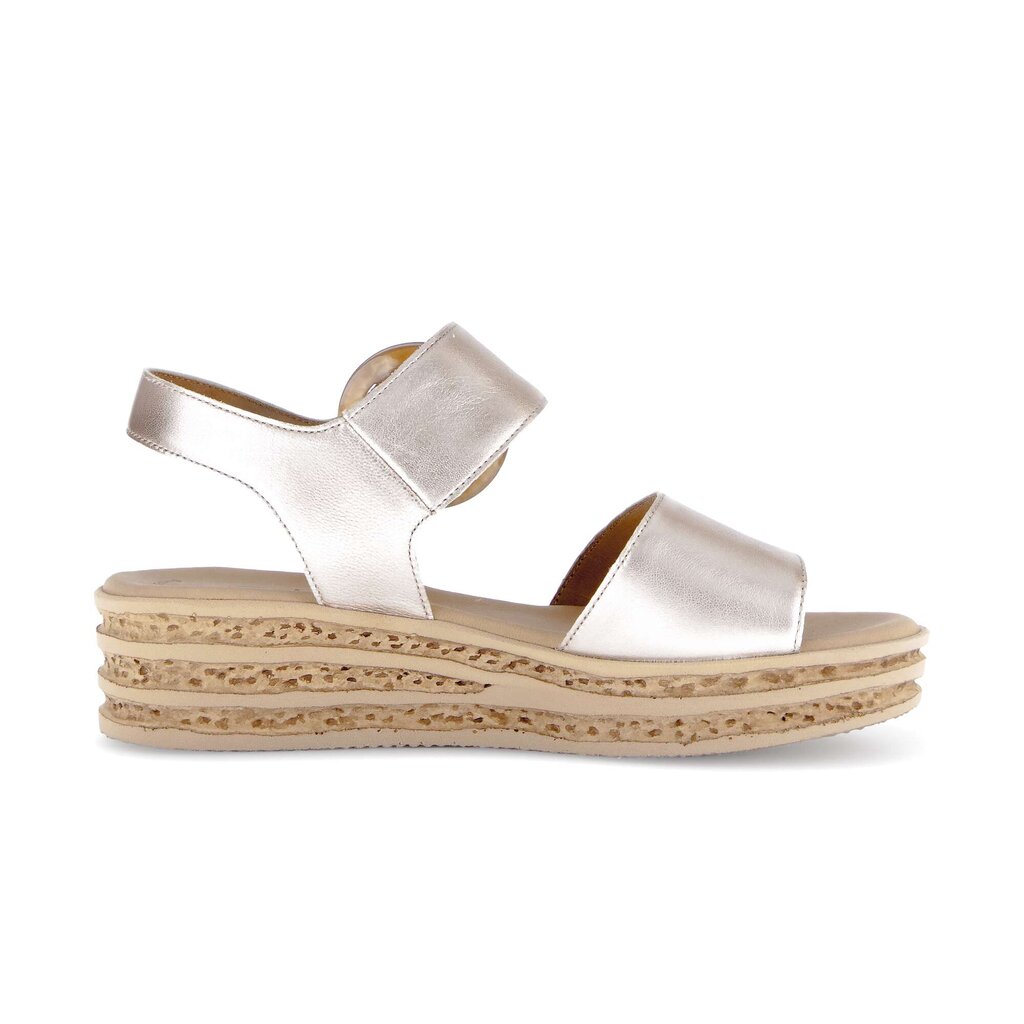 Gabor fashion Riemchensandale gold