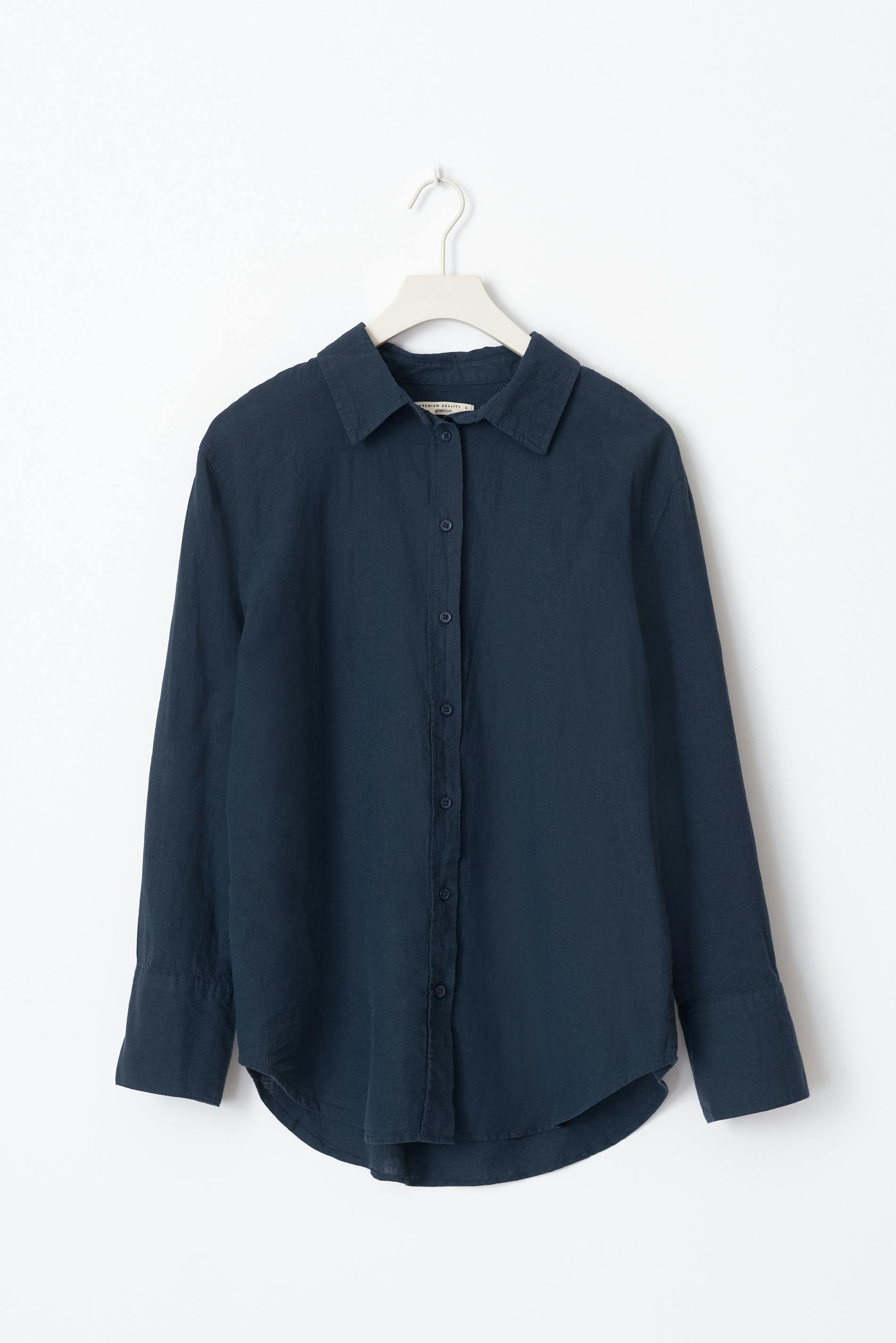 Linen blend shirt