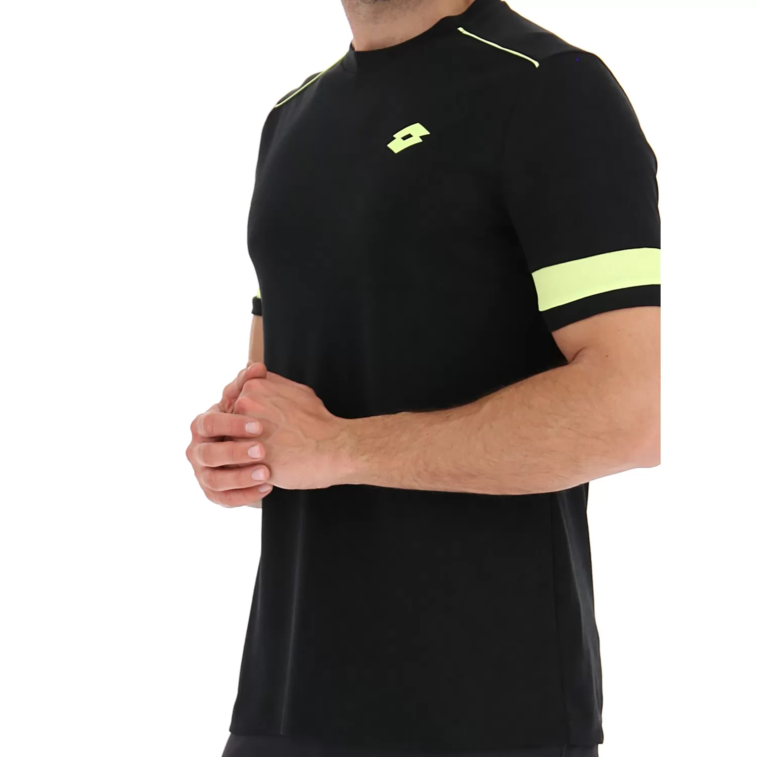 SUPERRAPIDA V-T-SHIRT HELT SVART