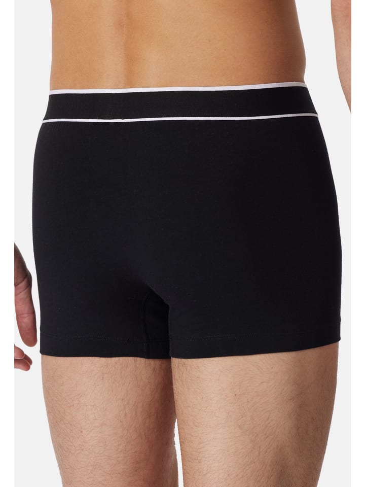 Schiesser Trunks 3er Pack in schwarz günstig kaufen