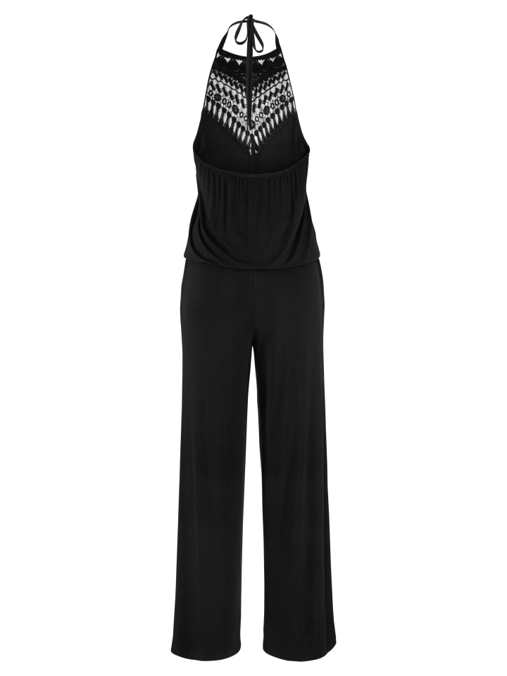LASCANA Neckholder-Overall in schwarz günstig kaufen