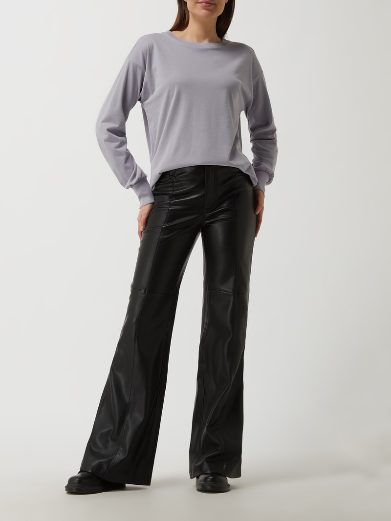 Sweatshirt mit Modal-Anteil in lavendel