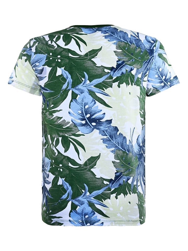 Blue Effect Shirt in Grün/ Hellblau/ Creme günstig kaufen
