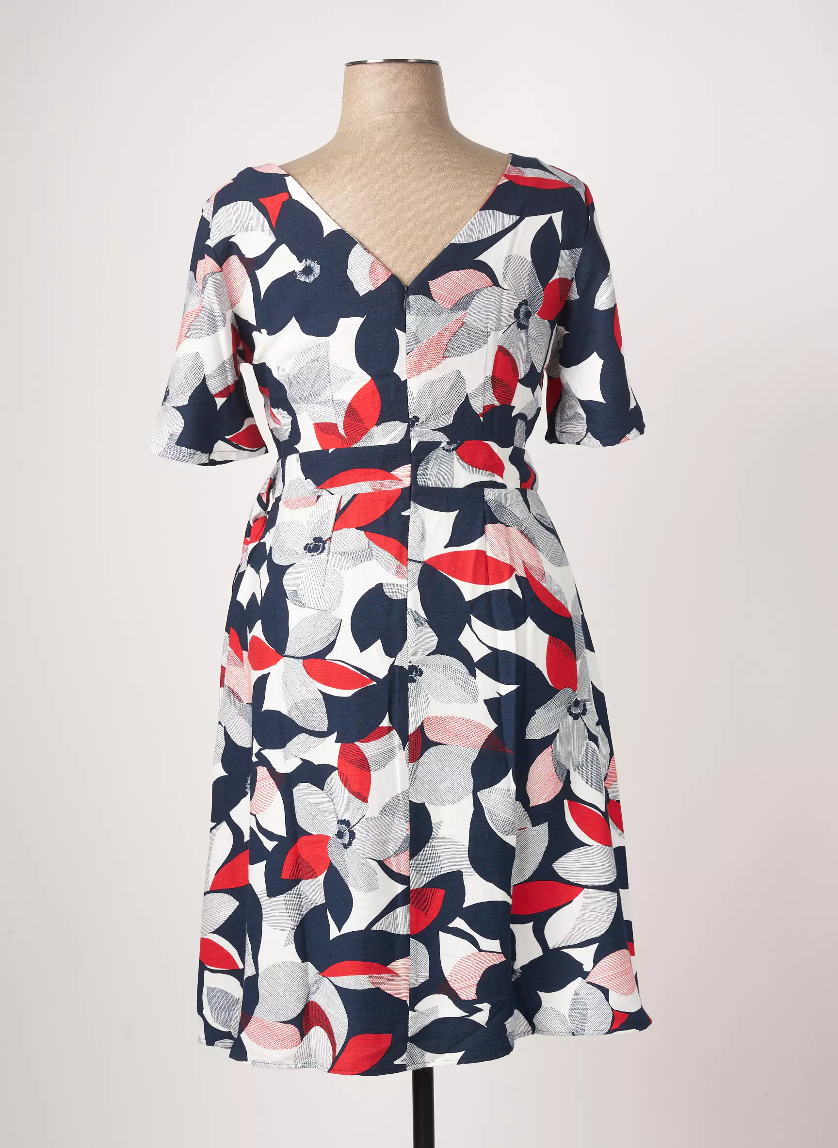 Mademoiselle Yeye Robes Mi Longues Femme couleur bleu