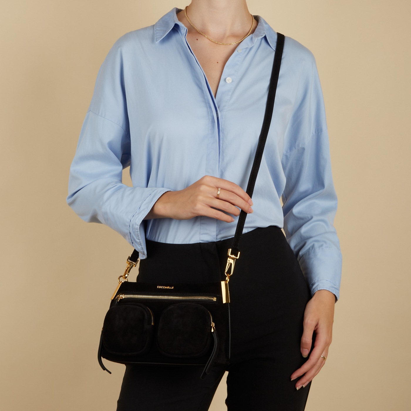 Hyle Suede Handtasche