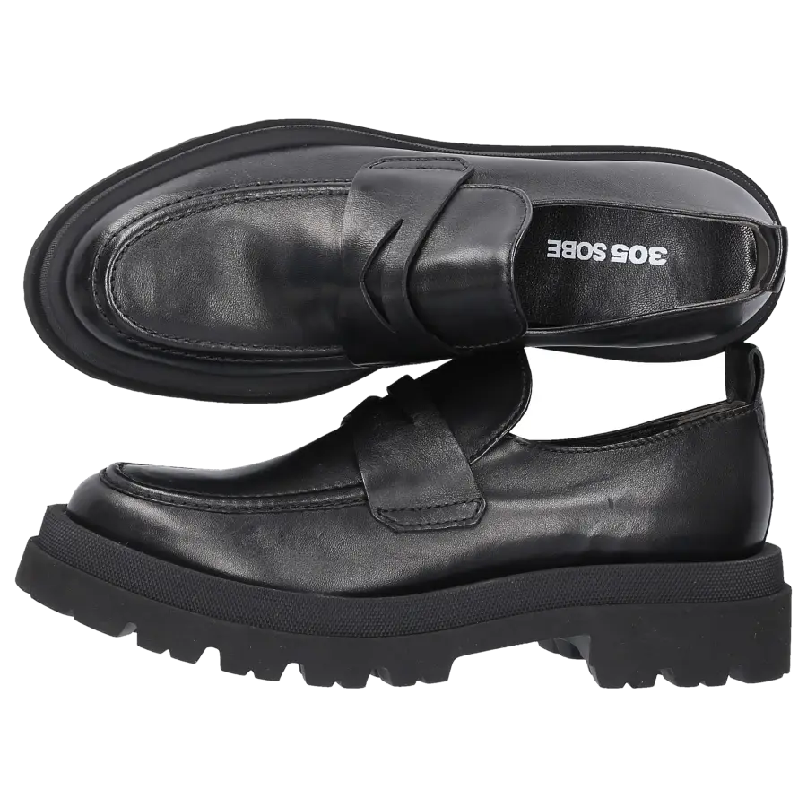 305 SOBE - Loafer HUSKIE Kalbsleder - schwarz