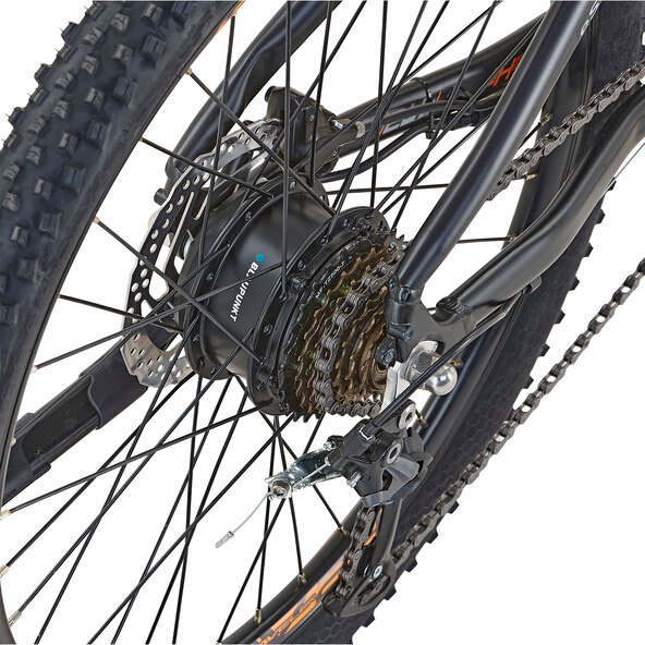 24“ E-Mountainbike Graveler, mit Hinterradmotor