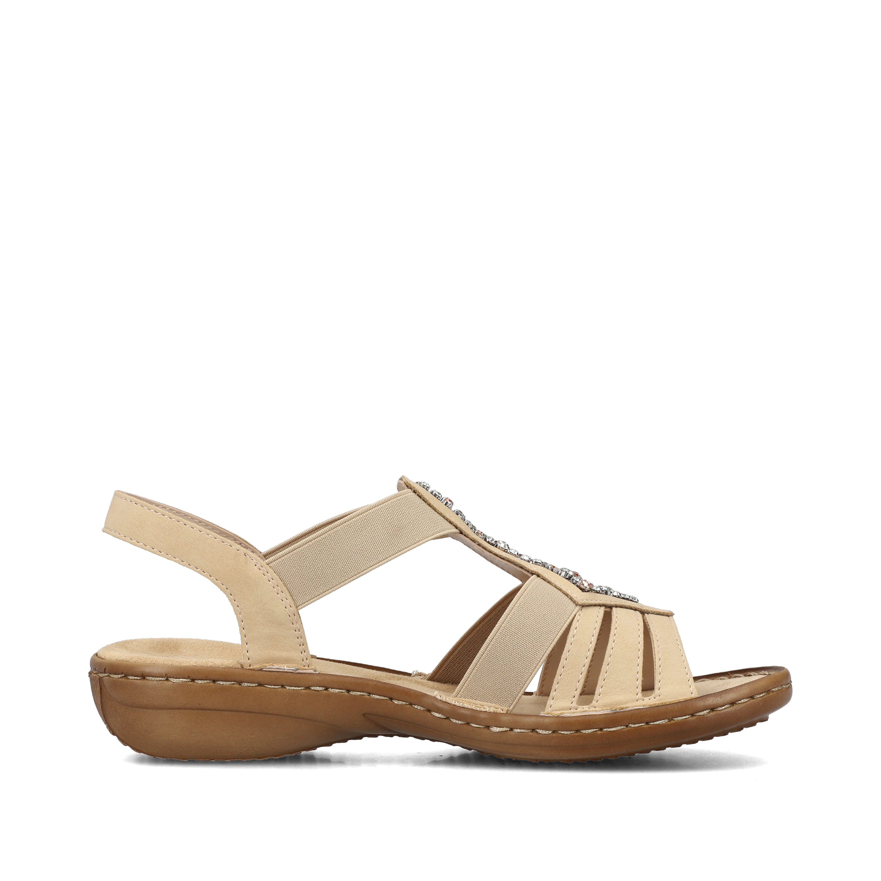 Rieker Damen Riemchensandalen hellbraun