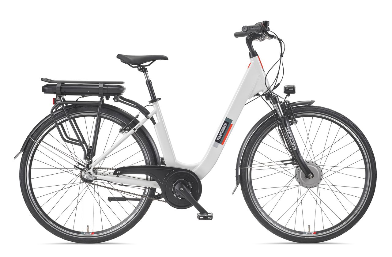 Telefunken City E-Bike RC835 Multitalent mit 3-Gang Shimano Nabenschaltung, Weiß