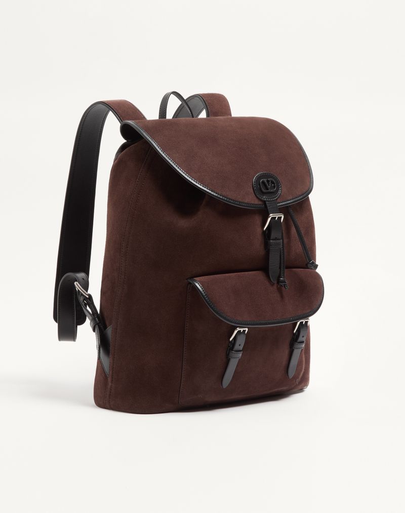Mochila de camurça Antibes da Valentino Garavani