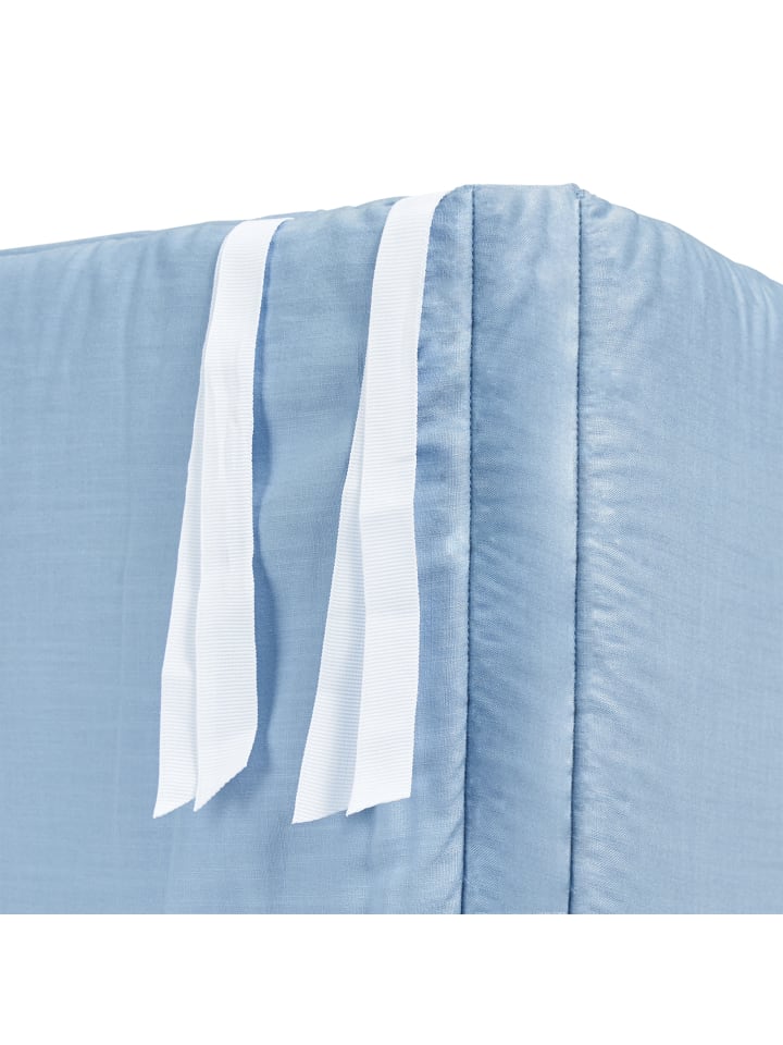 nordic coast company  Nestchen in Blau Grau (L) 180 cm, (B) 35 cm  günstig kaufen onesize