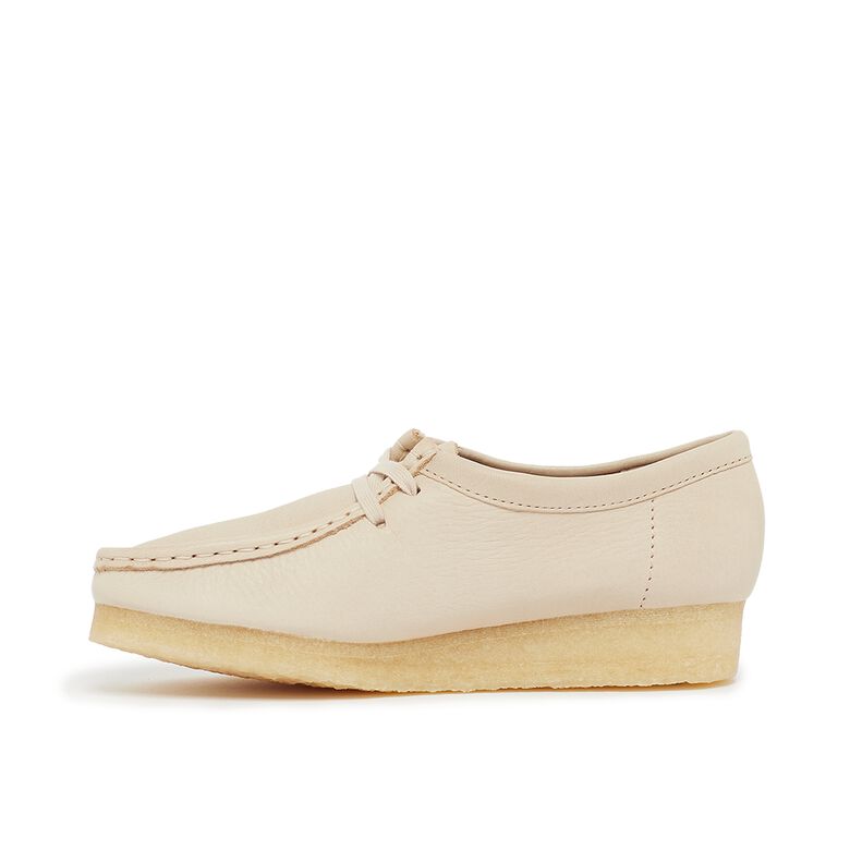 Clarks Wmns Wallabee beige leather