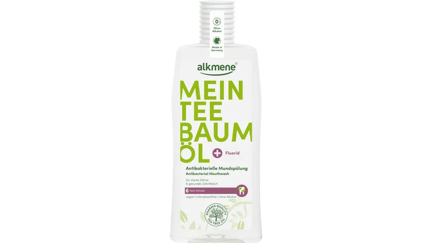 alkmene Mein Teebaumöl Antibakterielle Mundspülung 500 ml