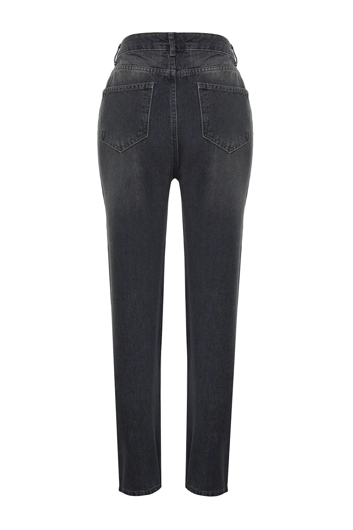 Trendyol Collection  Schwarze Mom-Jeans mit hoher Taille TWOSS24JE00026