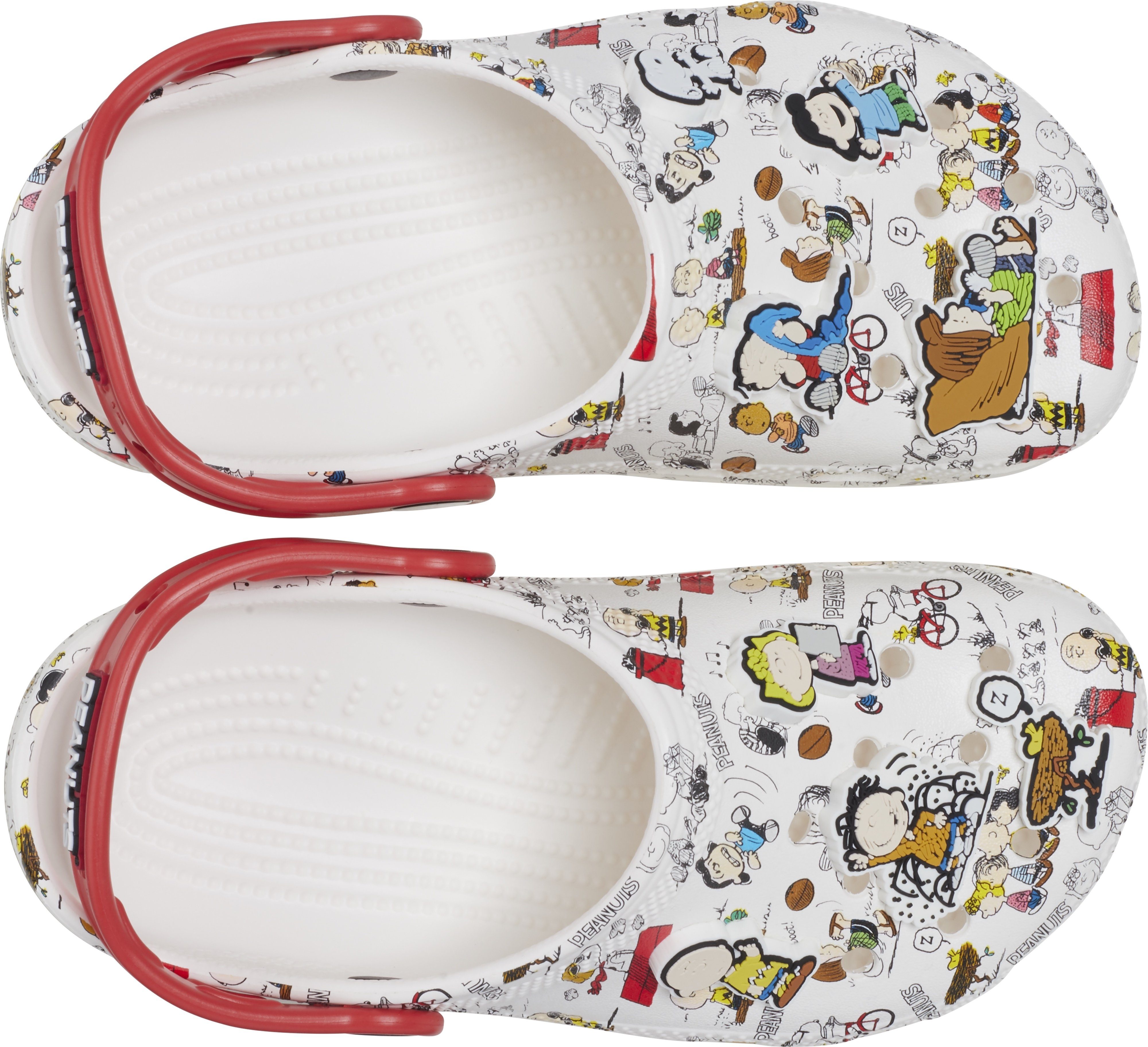 Crocs Classic Clog T Peanuts Hausschuh mit buntem Print