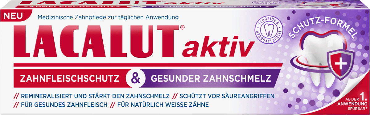 Zahnpasta aktiv Zahnfleischschutz & Gesunder Zahnschmelz, 75 ml