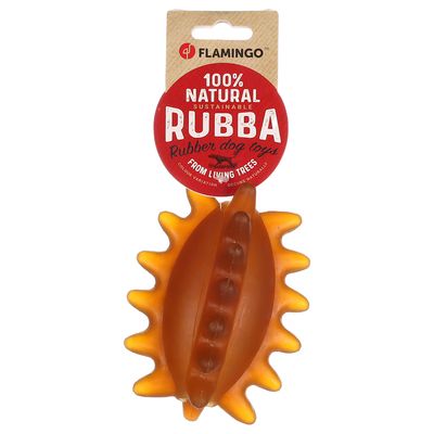 Flamingo Gummi-Rugby mit Stacheln Rubba