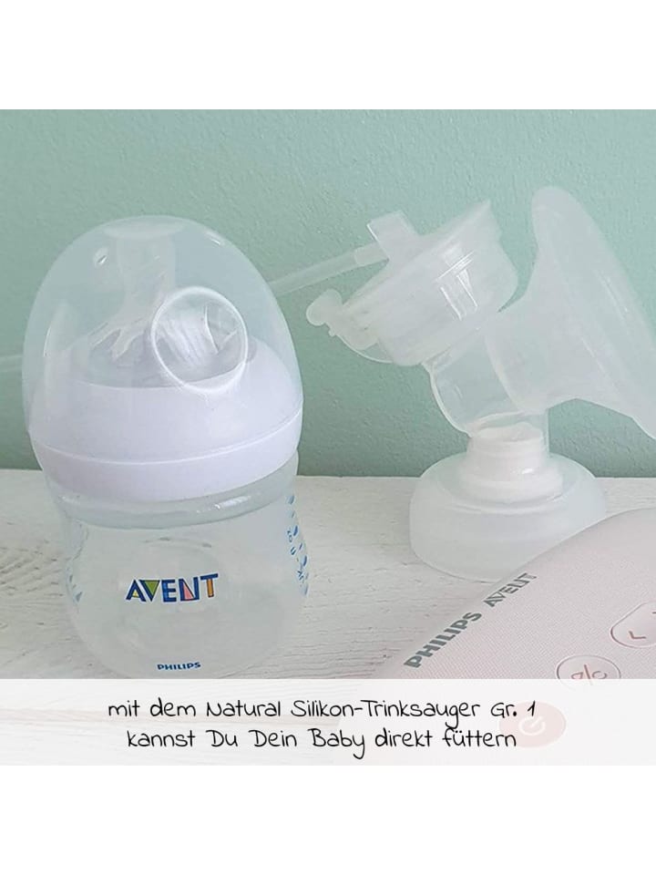 Philips Avent Elektrische Milchpumpe SCF395/31   Gratis in rosa günstig kaufen onesize