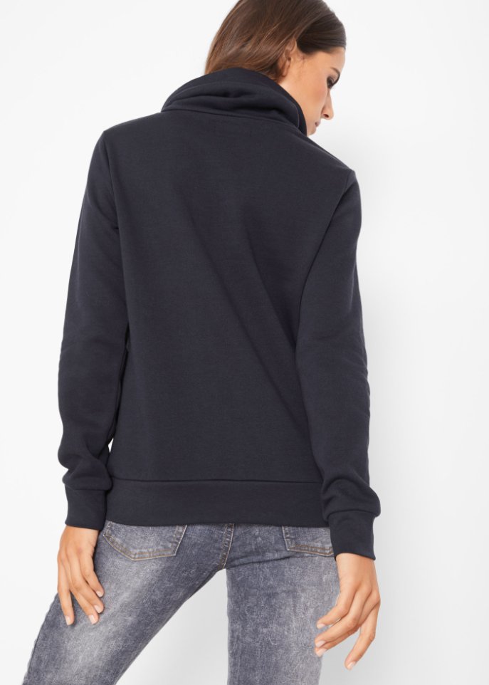 Sweatshirt mit Glitzerdruck