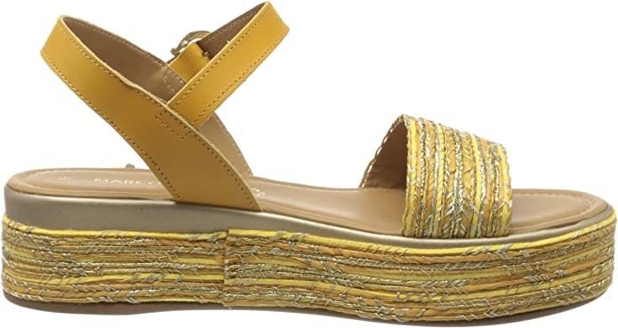 MARCO TOZZI Klassische Sandalen gelb