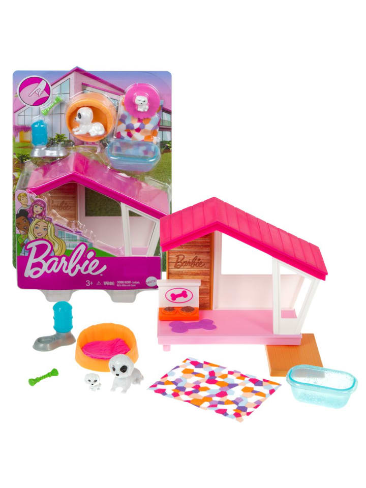 Barbie Barbie Hunde-Spiel-Set | Mattel | Möbel Spiel-Set Einrichtung Haus günstig kaufen onesize