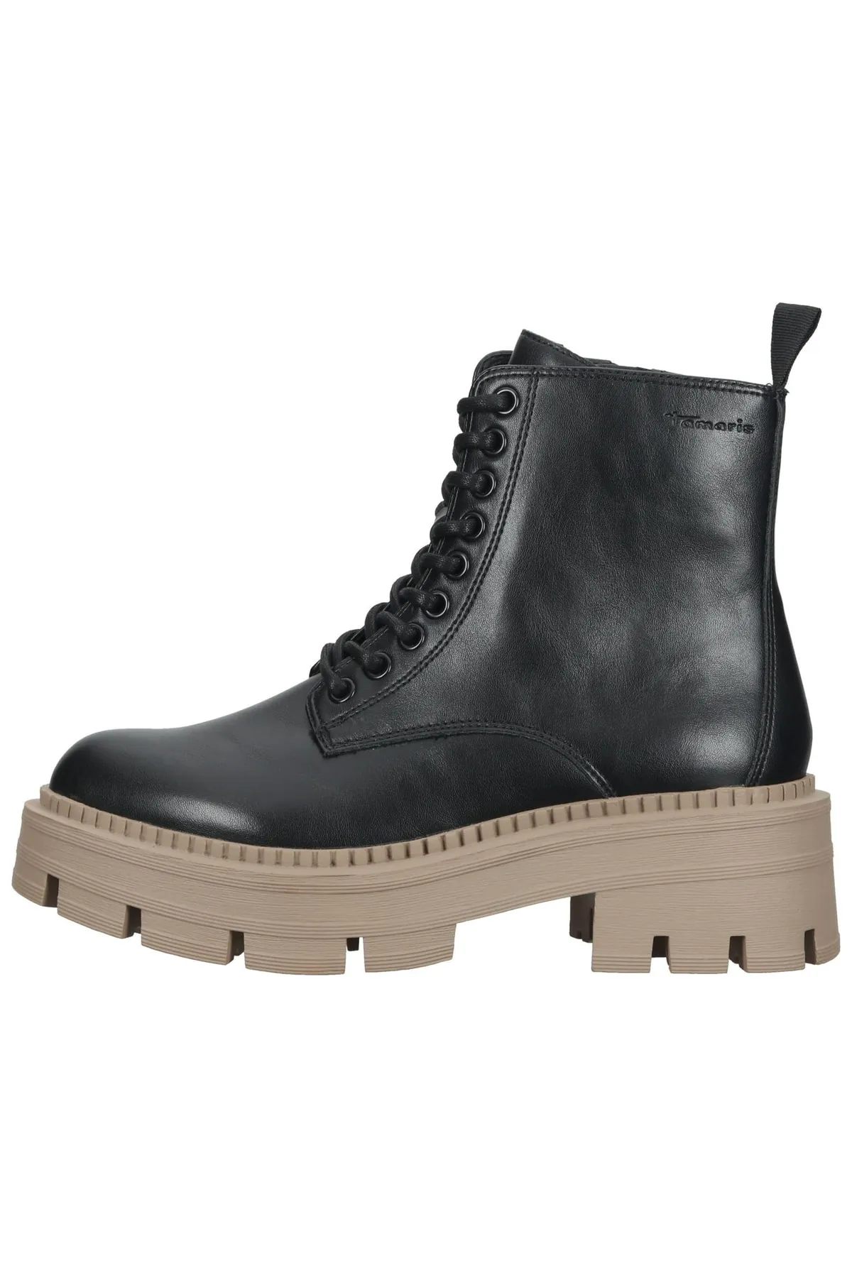 Tamaris  Stiefelette - Schwarz - Flacher Absatz